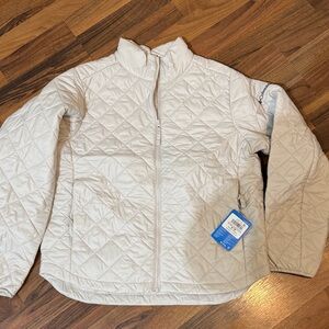 Columbia Light Gray Quilted Jacket